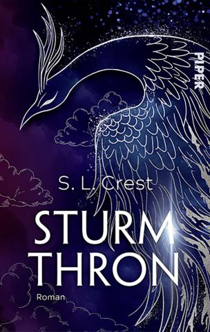 Coverdesign für S.L. Crest, Sturmthron (Piper)